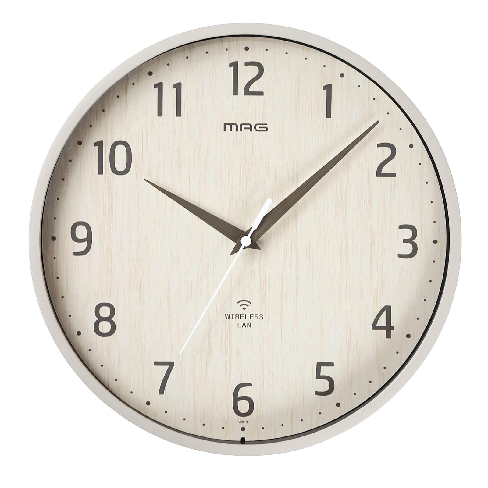 MAG インテリア時計 ホワイト/ゴールド Amazon.co.jp: MAG(マグ) 目覚まし時計 置き時計 小型 小さい