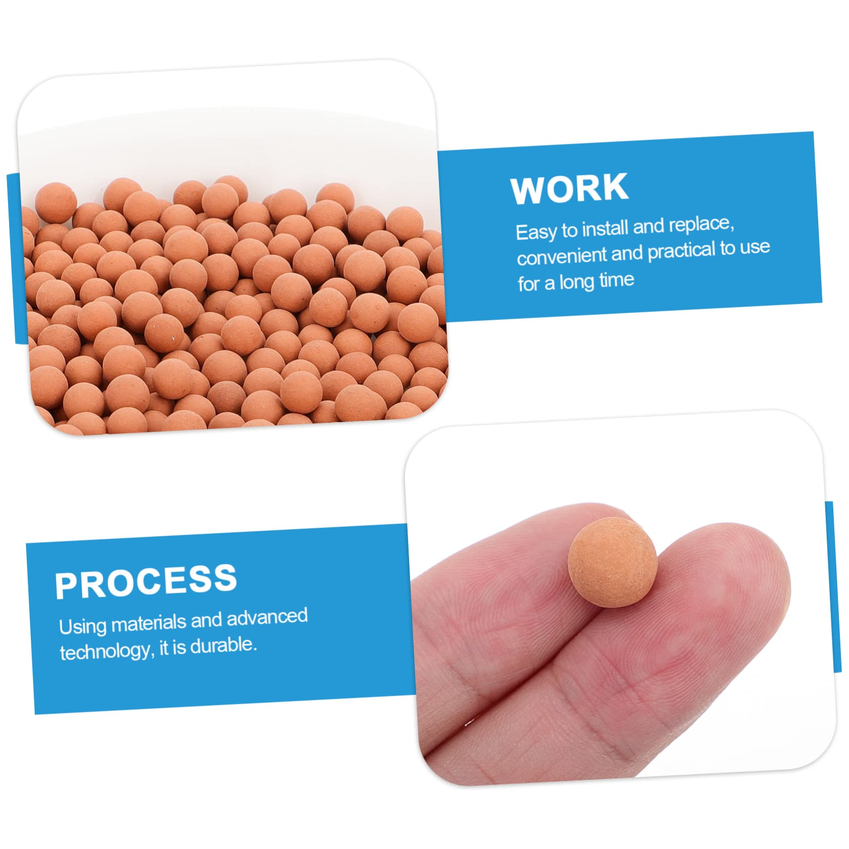 Blähton für Hydrokulturelle Blumen und Keramik Blumentöpfe 2 Beutel Anion Keramik Tonpellets zur Belüftung und Dekoration der Erdoberfläche