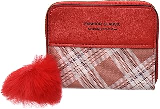 Faux Leather Zipper Wallet with Coin Pocket – Modern & Practical Design for Women - Multi Color