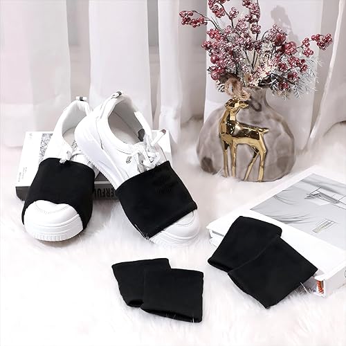 Miniatura 7 de Haysandy Dance Shoe Covers Over Sneakers Dance Shoe Covers Socks on Smooth Floors for Dancer Women Men Adults