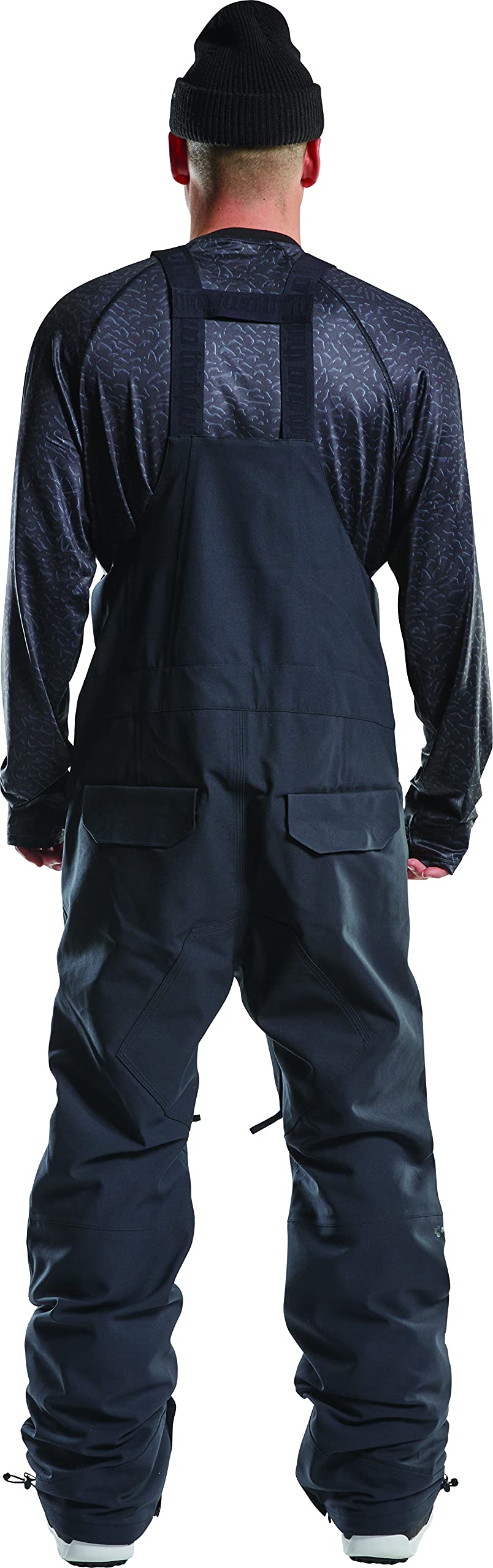ThirtyTwo Men's TM-3 Snowboarding Bib (Black '22, X-Large)