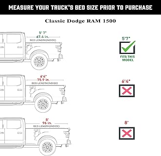 Low Profile Hard Folding Truck Bed Tonneau Cover Fits 2009-2026 Dodge Ram 1500 New Body Style (Not for Classic Body) 5'7" Bed Without Ram Box (67.4")