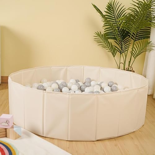 Miniatura 5 de TRENDPLAY Piscina de pelotas para niños pequeños, bebés, perros, tienda de campaña para jugar, corralito de pelota, piscina, casa de juegos con