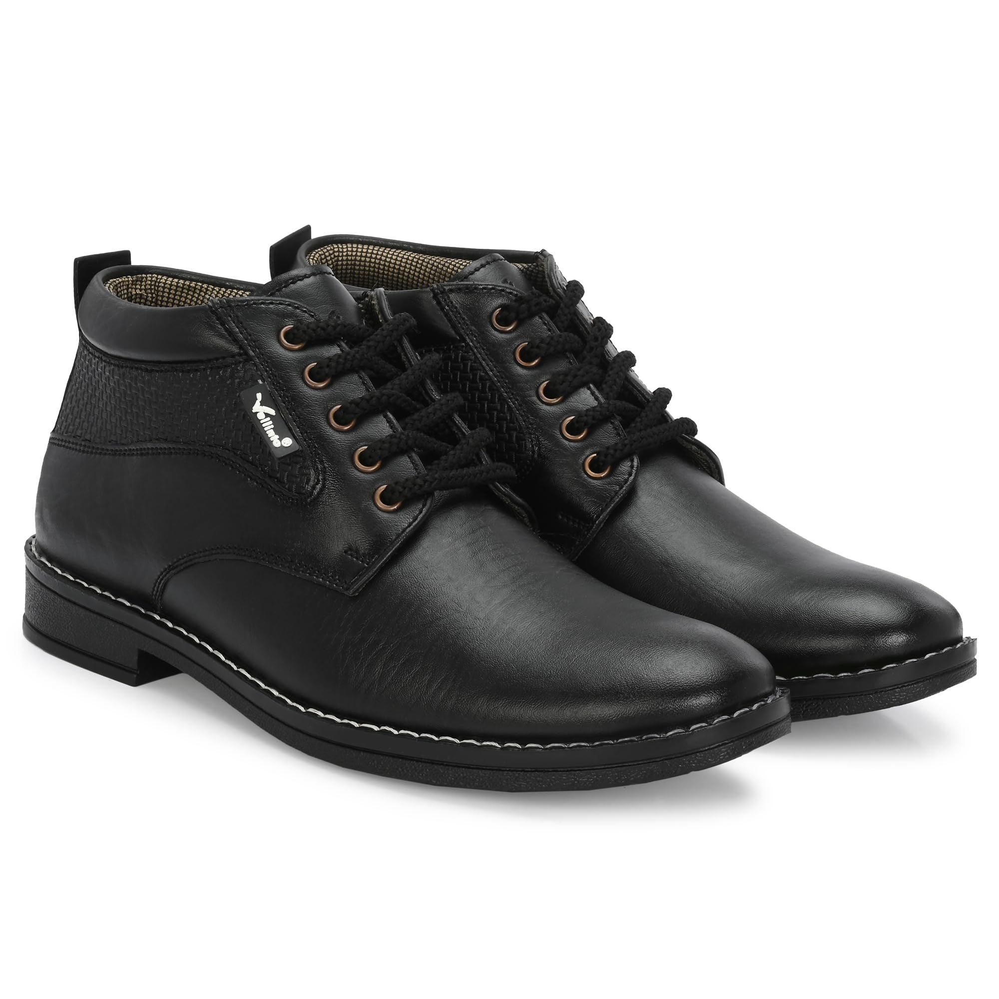 Vellinto PETRICK Mid-Ankle Synthetic Leather Boots For Men (B0CT5RS649) Amazon Price History, Amazon Price Tracker