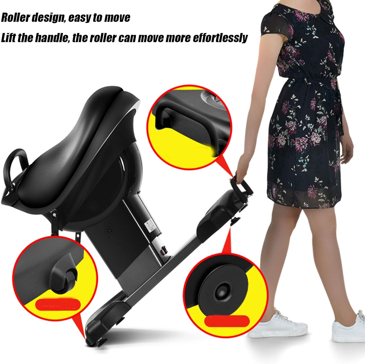 Slimming Machine Electric Horse Electric Horse Riding Machine Health Riding Machine Home Body Shaping Machine Weight Loss Fitness Device Red (Black )