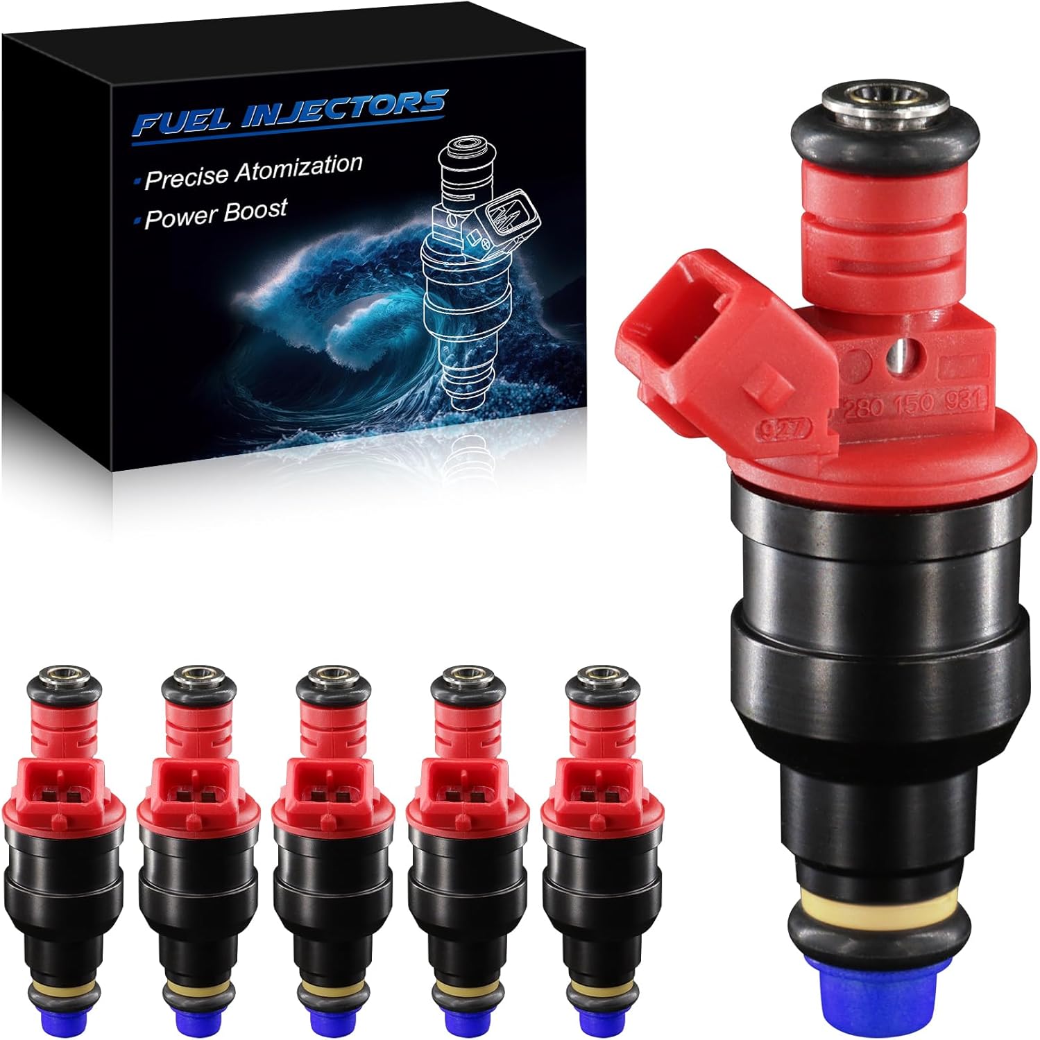 Fuel Injectors for 4.0L Fits For:-Ford Ranger 1993 1994 1995 1996 Explorer 1993 1994 1995 1996 For:-Mazda Navajo 1993-1994 B4000 1995 1996 1997 Aerostar 1996 Repalce OE# 0280150931 (6 PCS)
