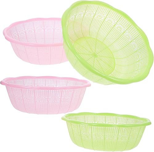 Miniatura 7 de HOMSFOU Oficina de Arroz Multifuncional Vegetales Organización Ronda Escurridor de Pasta  Frutas Tazón y Colador