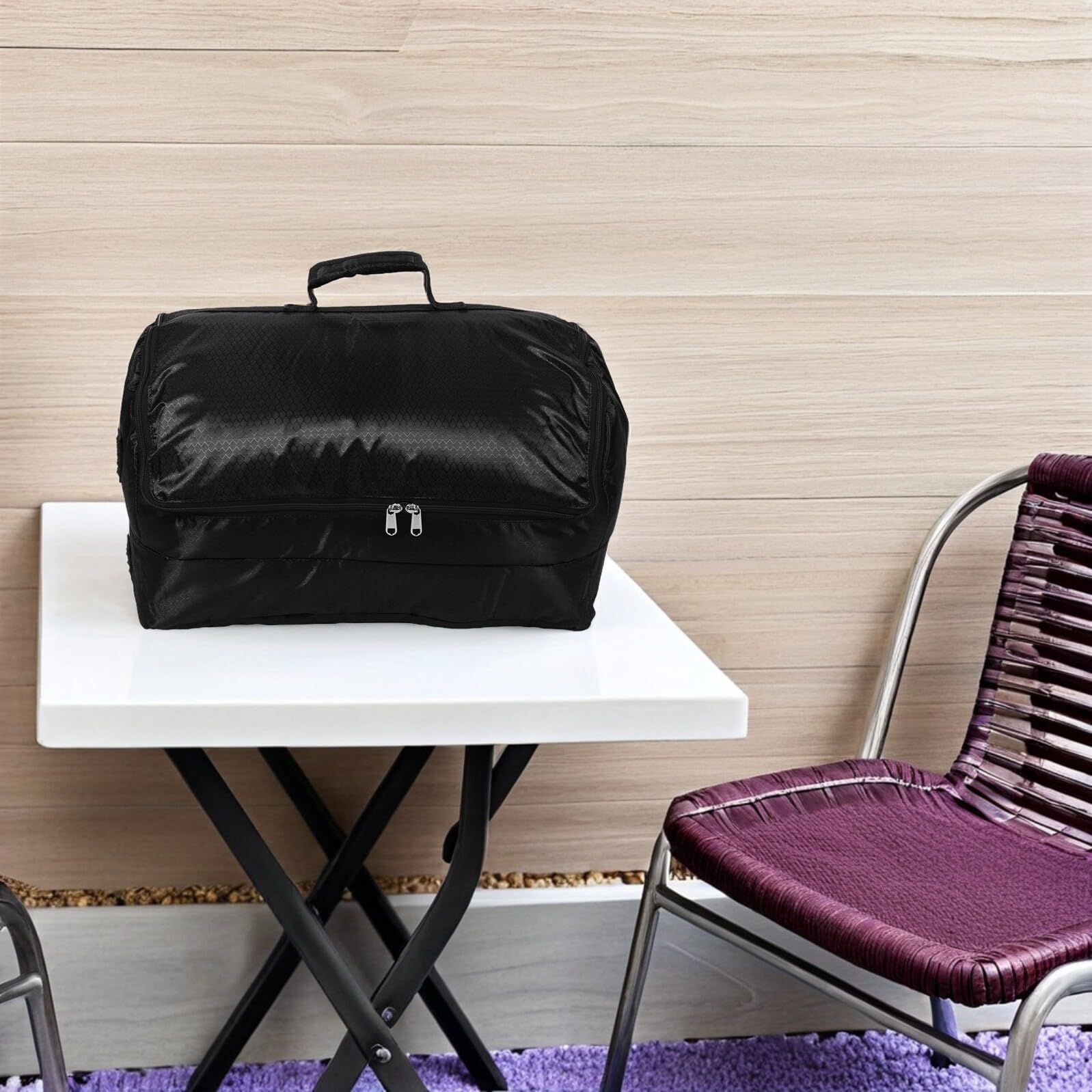 Custodia per Altoparlanti Ex, Borsa Portatile Leggera con Doppie Cinghie Imbottite, Zaino Protettivo Resistente per Uso Outdoor e Trasporto Audio Compatto