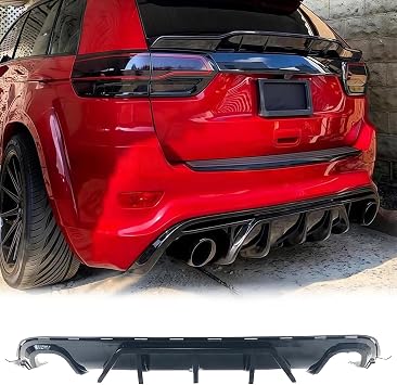 Rear Bumper Diffuser Lip 3PCS for Jeep Grand Cherokee SRT 2014-2021