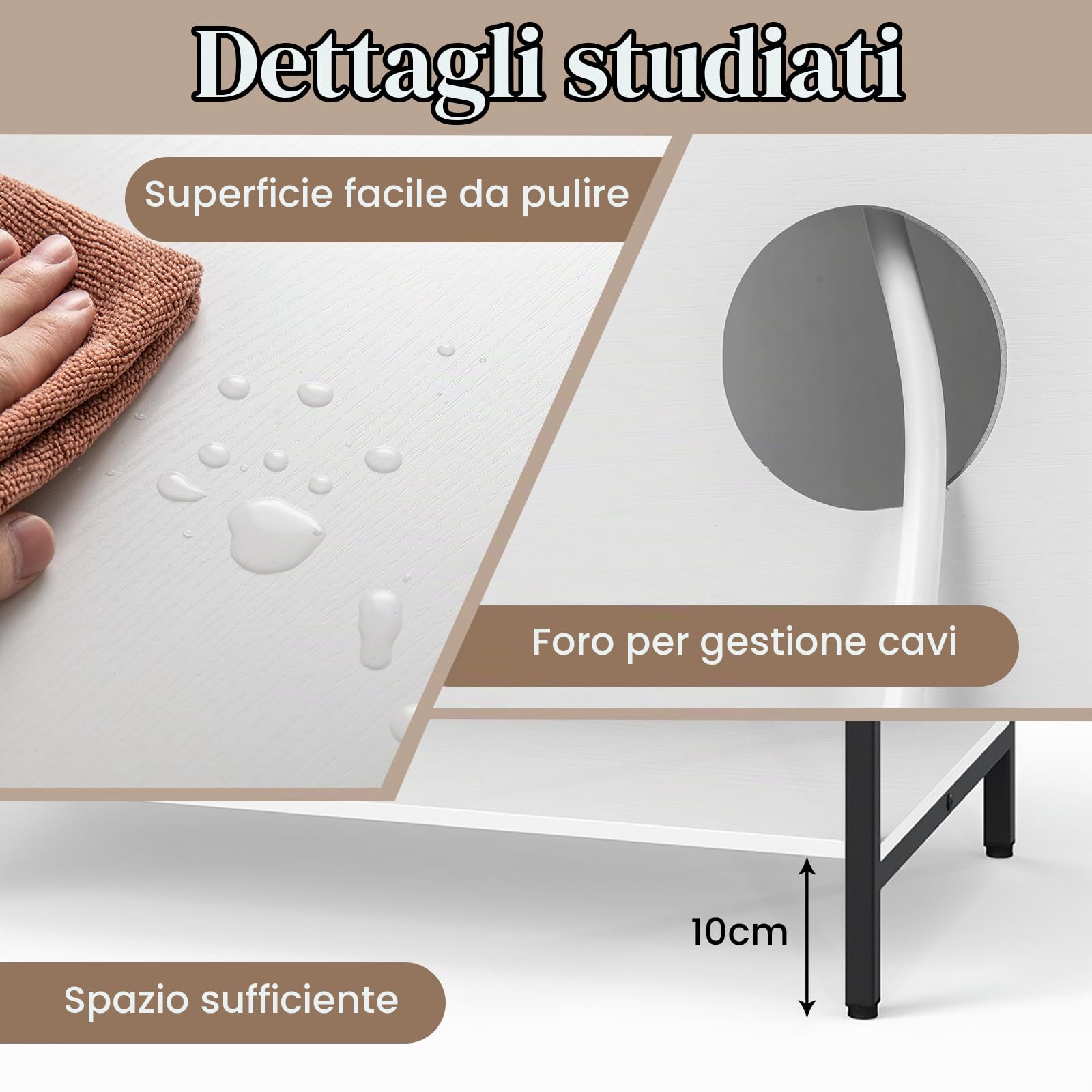 GIANTEX Supporto per giradischi con 6 scomparti e ripiano aperto, armadio per dischi in vinile con stazione di ricarica, 80 x 45 x 79,5 cm, mobile per soggiorno, camera da letto (bianco)