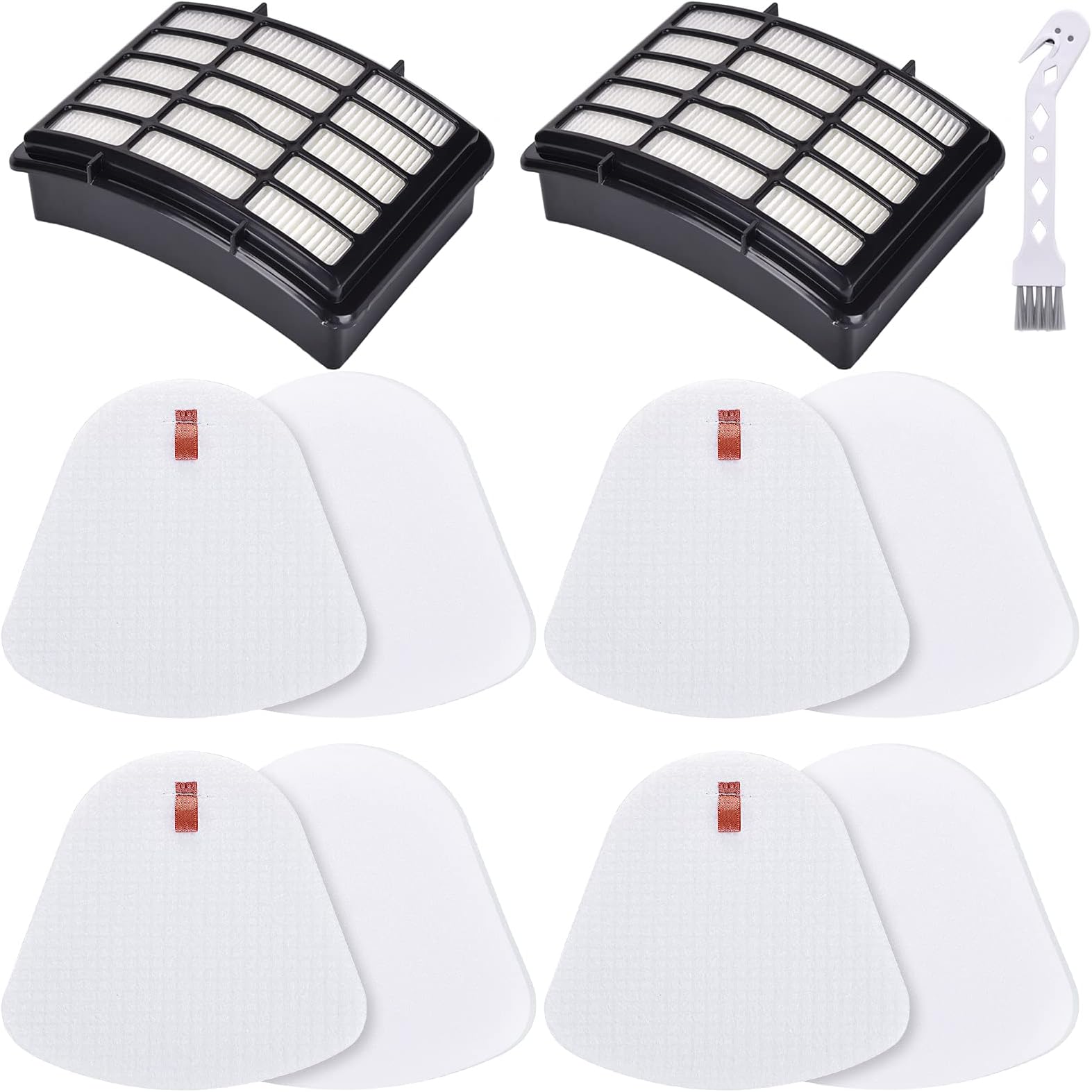 Vacuum Filter Replacement for Shark Navigator Lift Away Deluxe NV350 NV351 NV352 NV355 NV356E NV360 NV370 UV440 UV540 CU500 ZU503AMZ Models, Parts XFF350 & XHF350, 2 + 4 Pack Filters