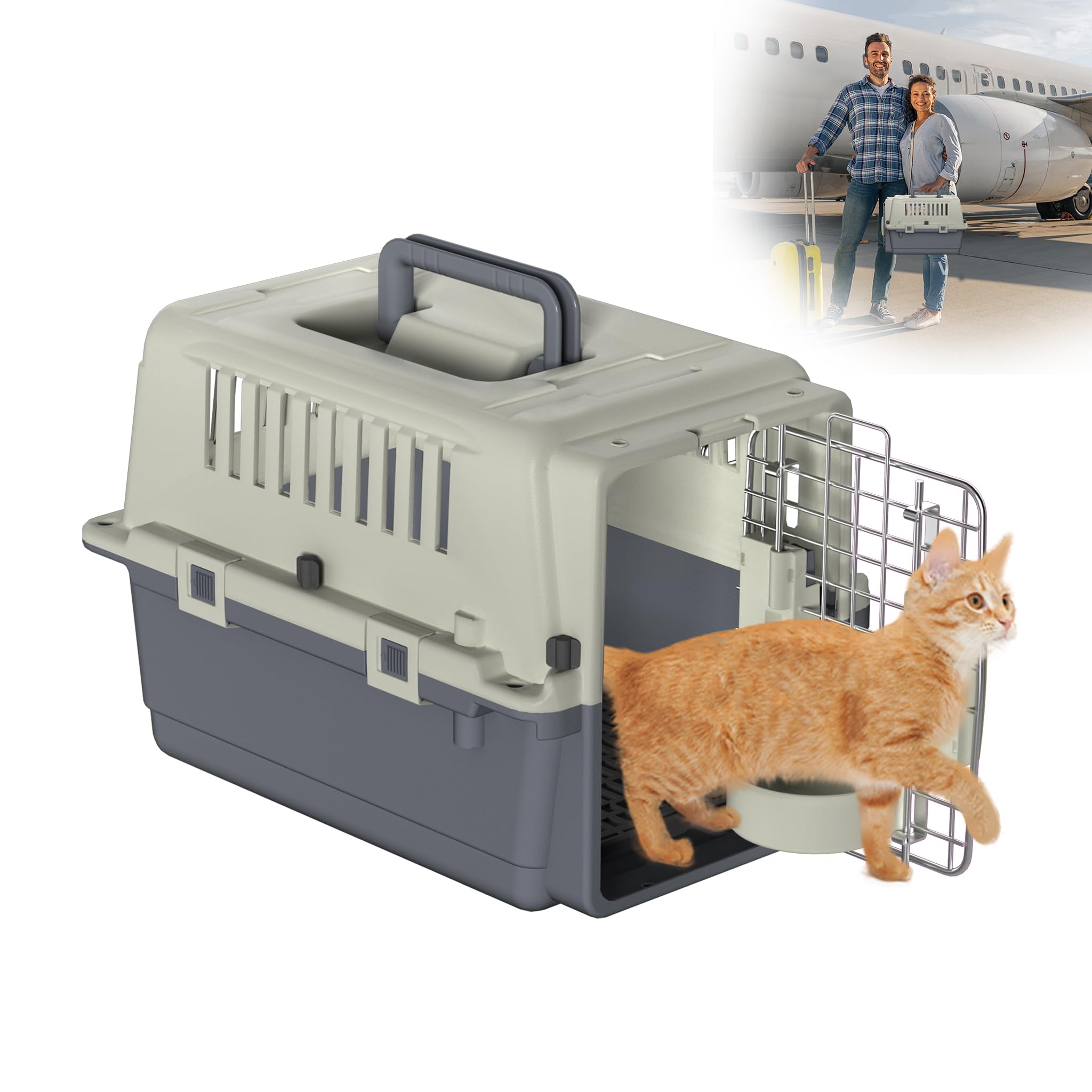 2-in-1 Ultimate Dog Travel Kit – Aufbewahrungstasche Für Hundezubehör Inkl. Separatem Futterbeutel