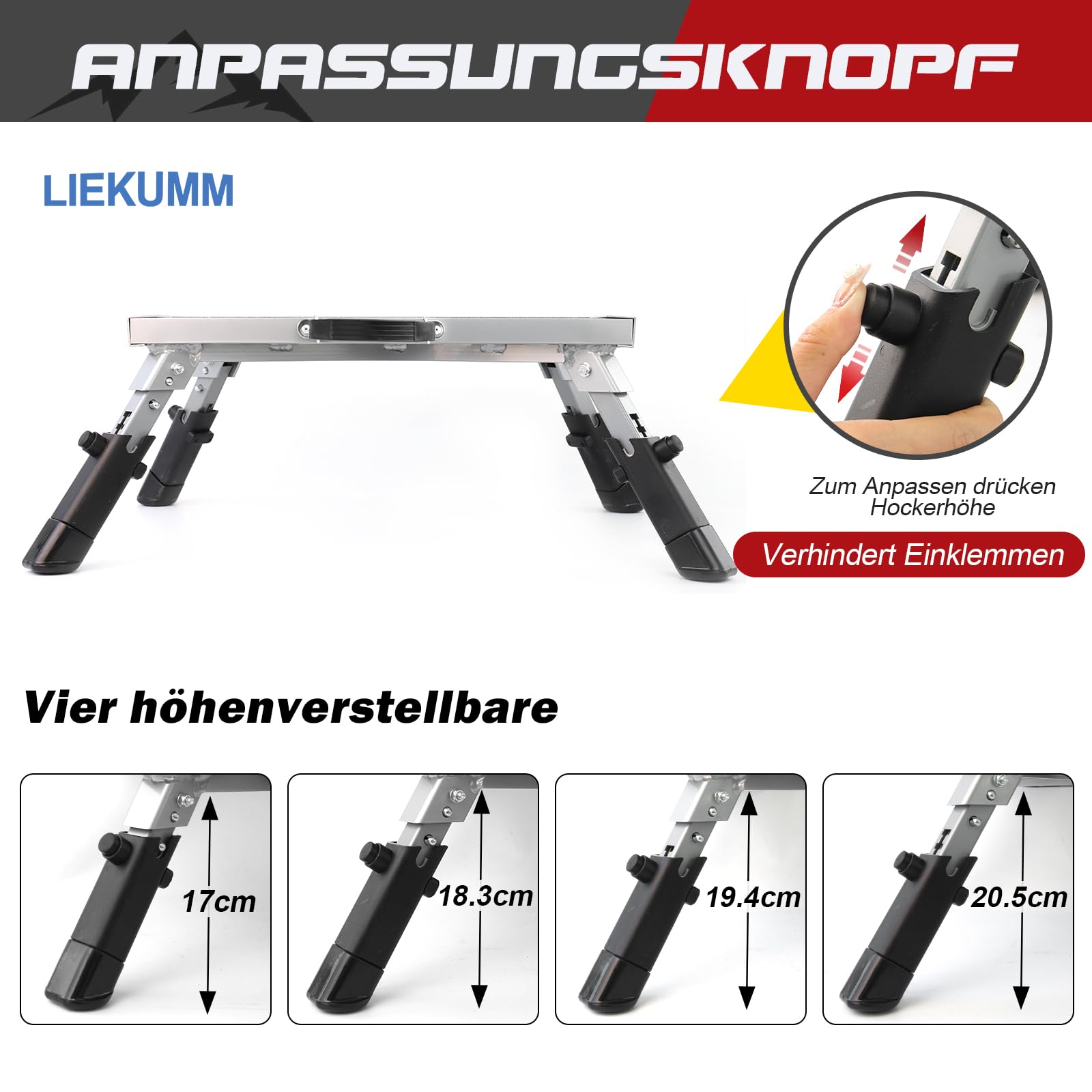 Aluminium ladder vouwbaar 120 tot 208 cm, 5KG