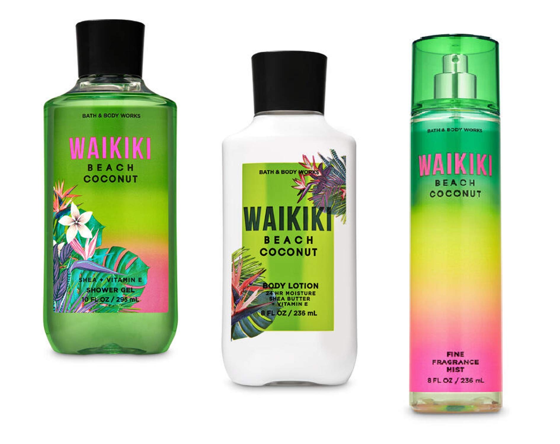 Buy Bath and Body Works Waikiki Beach Coconut Gift Set Super Smooth