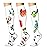 WITHYOU 3 Pairs Compression Socks for Women & Men 15-20 mmHg,Best Support for Nurses Running Hiking
