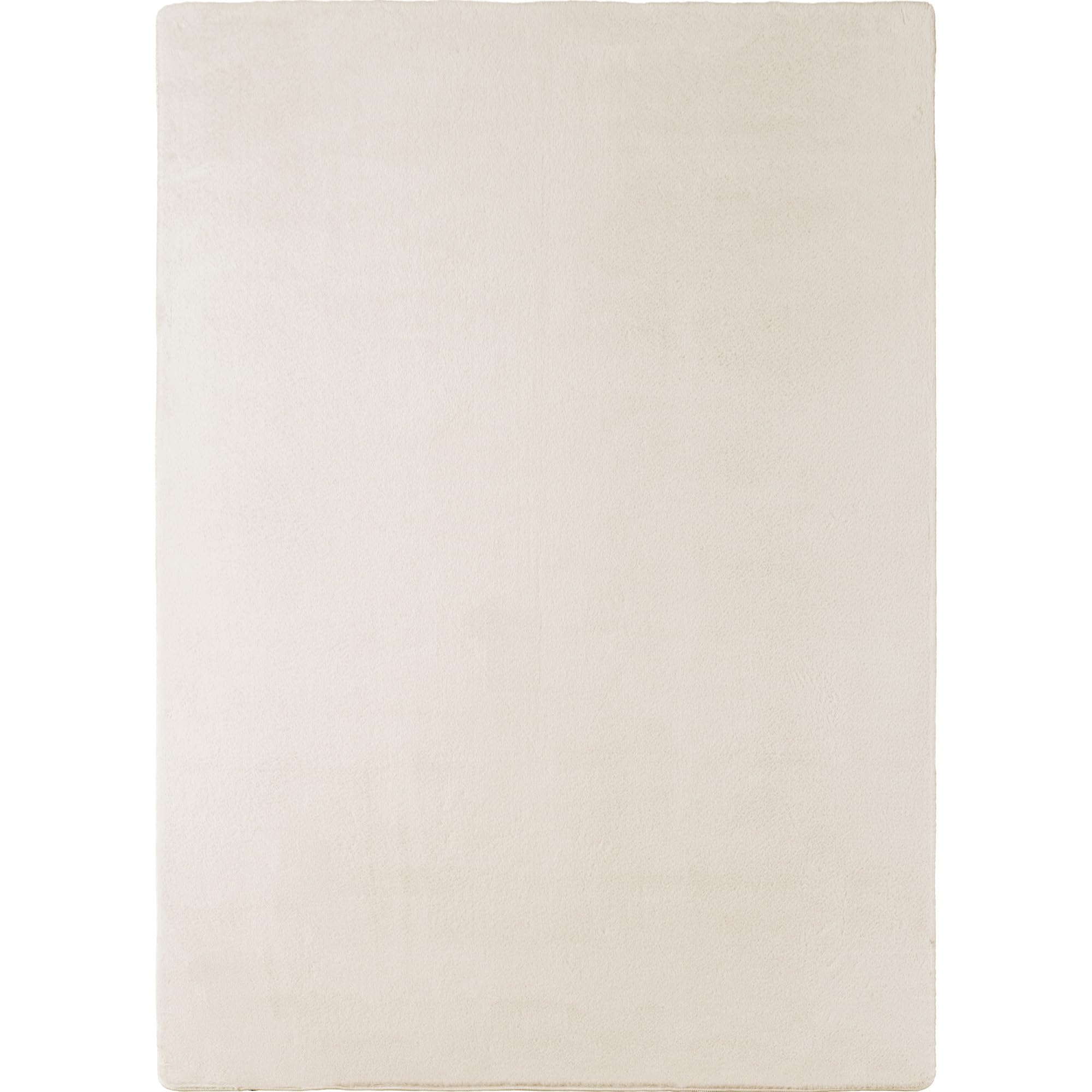 SIMPEX Alfombra Ivory 240x340 cm Alfombra Lavable de Pelo Corto, Antideslizante y Suave, Diseño Monocromático Moderno para Sala, Dormitorio, Cocina y Habitación Infantil