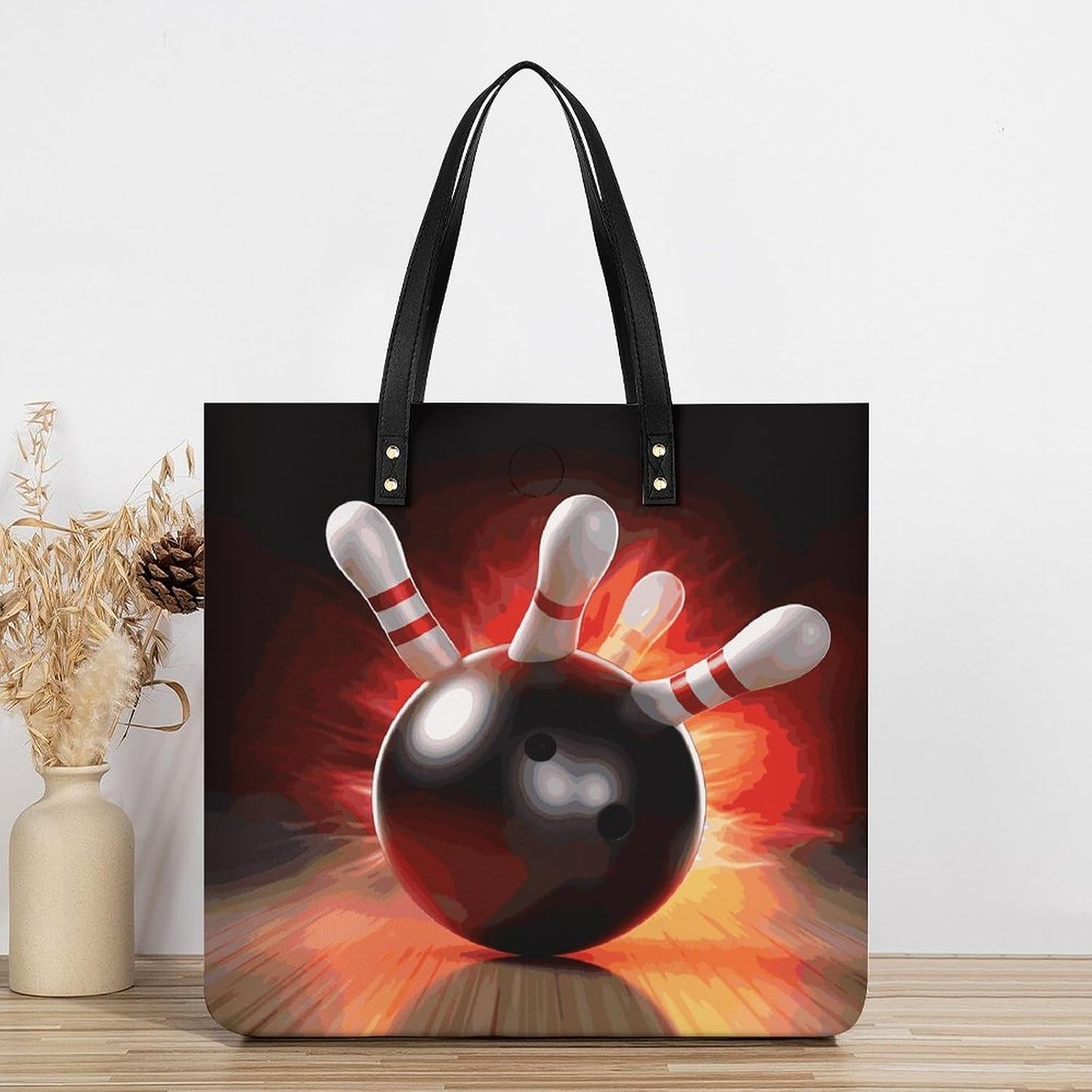 Bowling Ball Handbags Large Capacity, Tote Bag Stylish Slouchy, Shoulder Bags for Work Beach Travel And Shopping Grocery.