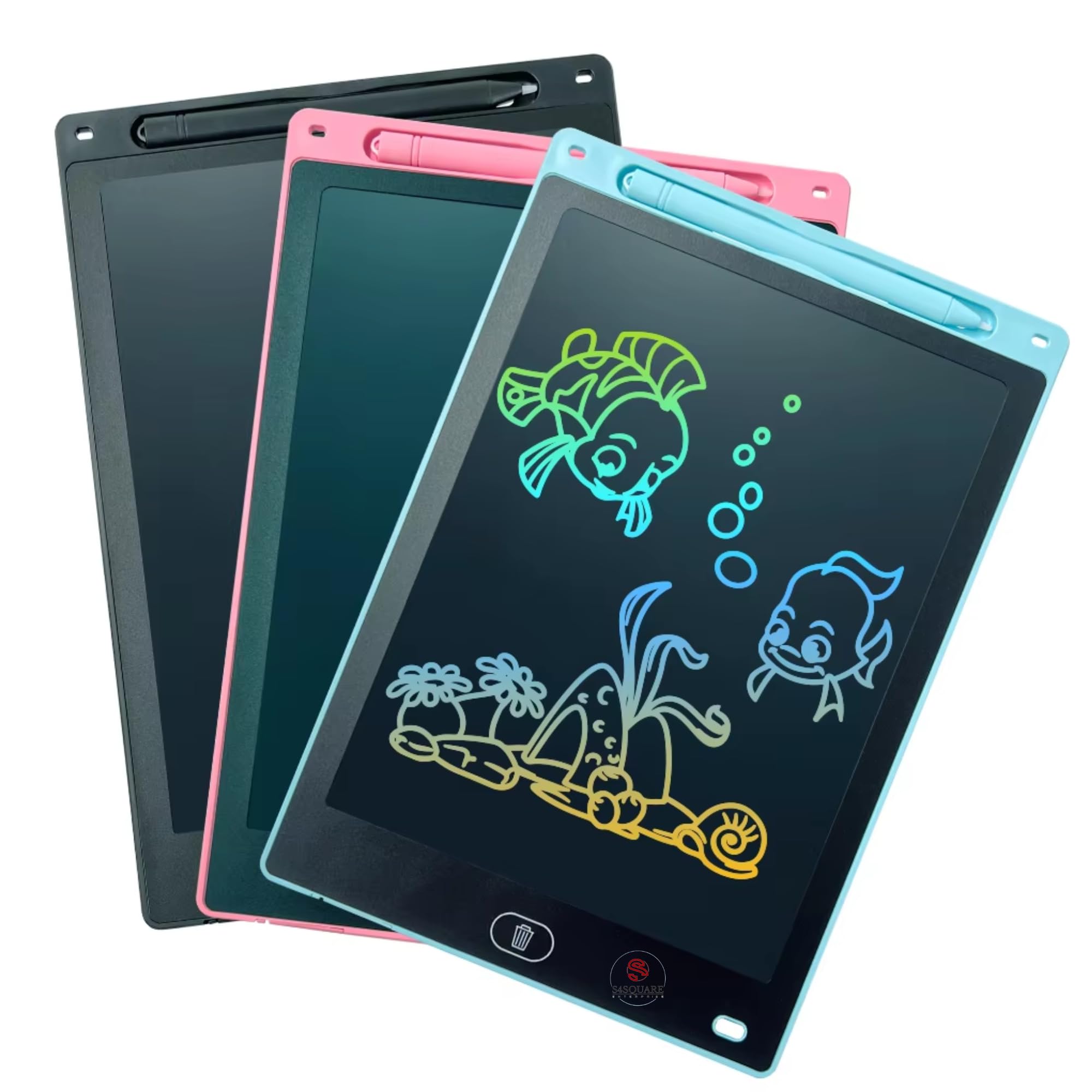 Kid's Writable LCD Writing Tablet Pad with Screen 21.5cm (8.5Inch) for Drawing, Playing, Handwriting Best Birthday Gifts for Adults & Kids Girls Boys, Multicolor-picture-32