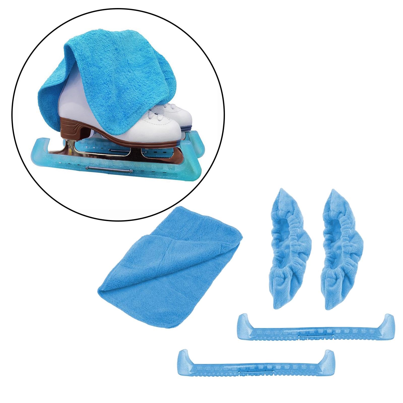Perfeclan Schlittschuhhüllen, Schlittschuhkufenhüllen, Schlittschuhkufenschutz für Hockeyschlittschuhe, Eiskunstlaufschlittschuhe und Schlittschuhe