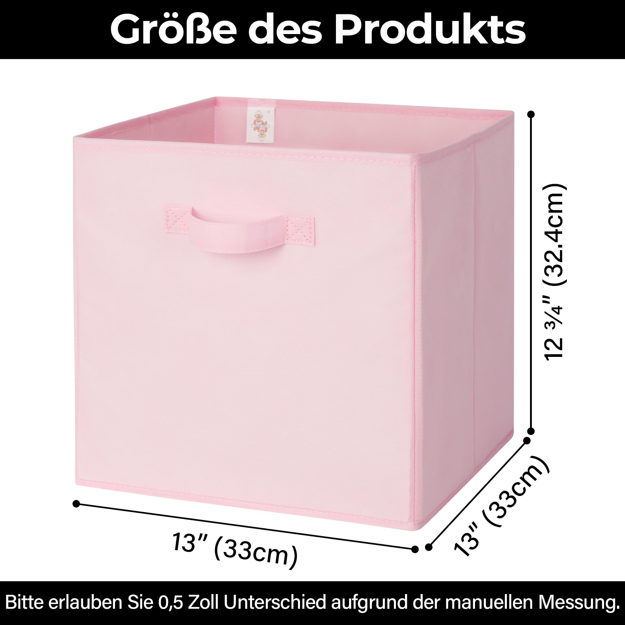 GRANNY SAYS Bündel aus Stoff-Storage-Würfel und Aufbewahrungsboxen mit Deckeln