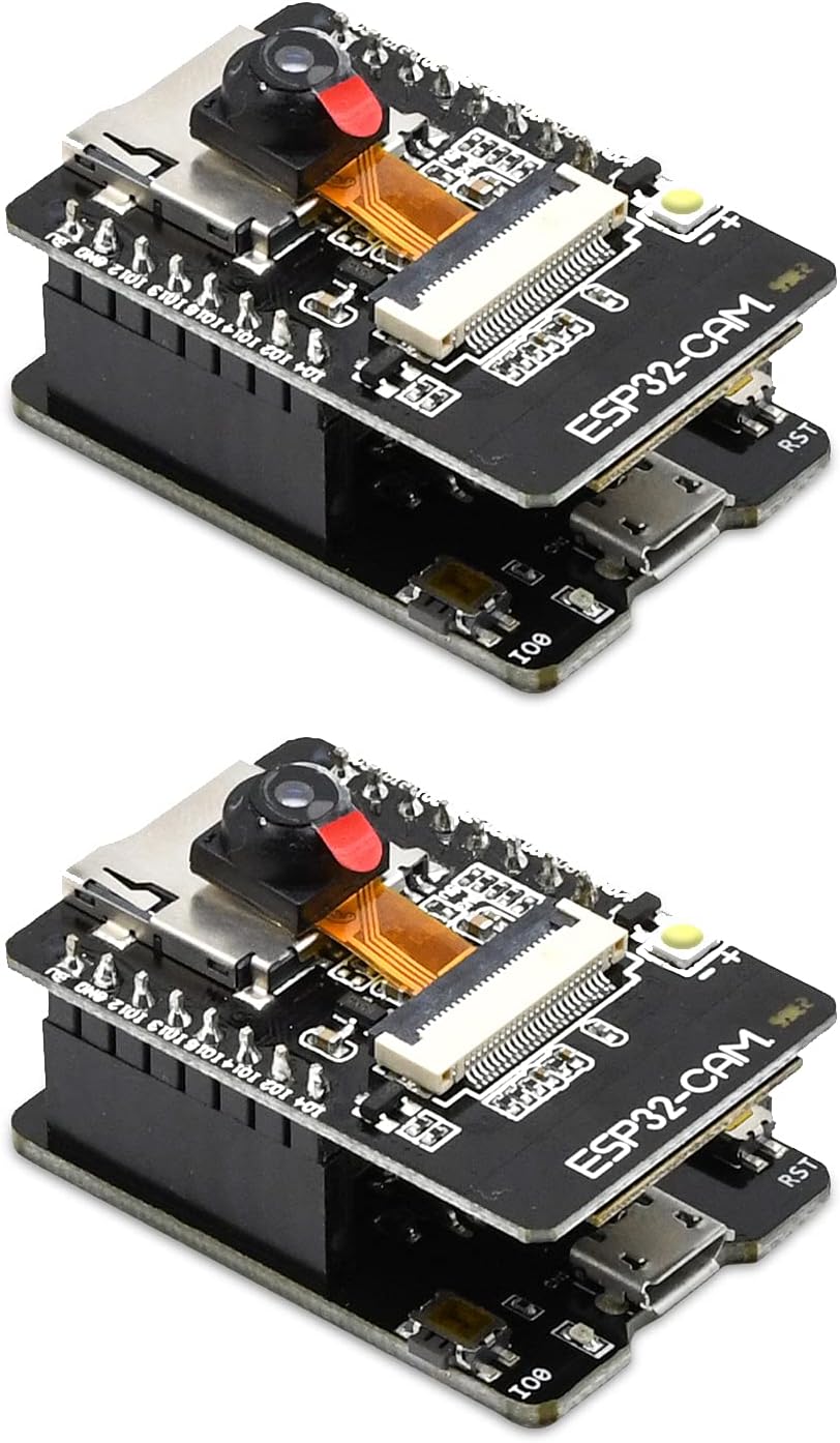 2PCS ESP32-CAM-MB, Aideepen ESP32-CAM W BT Board ESP32-CAM-MB Micro USB to Serial Port CH-340G with OV2640 2MP Camera Module Dual Mode