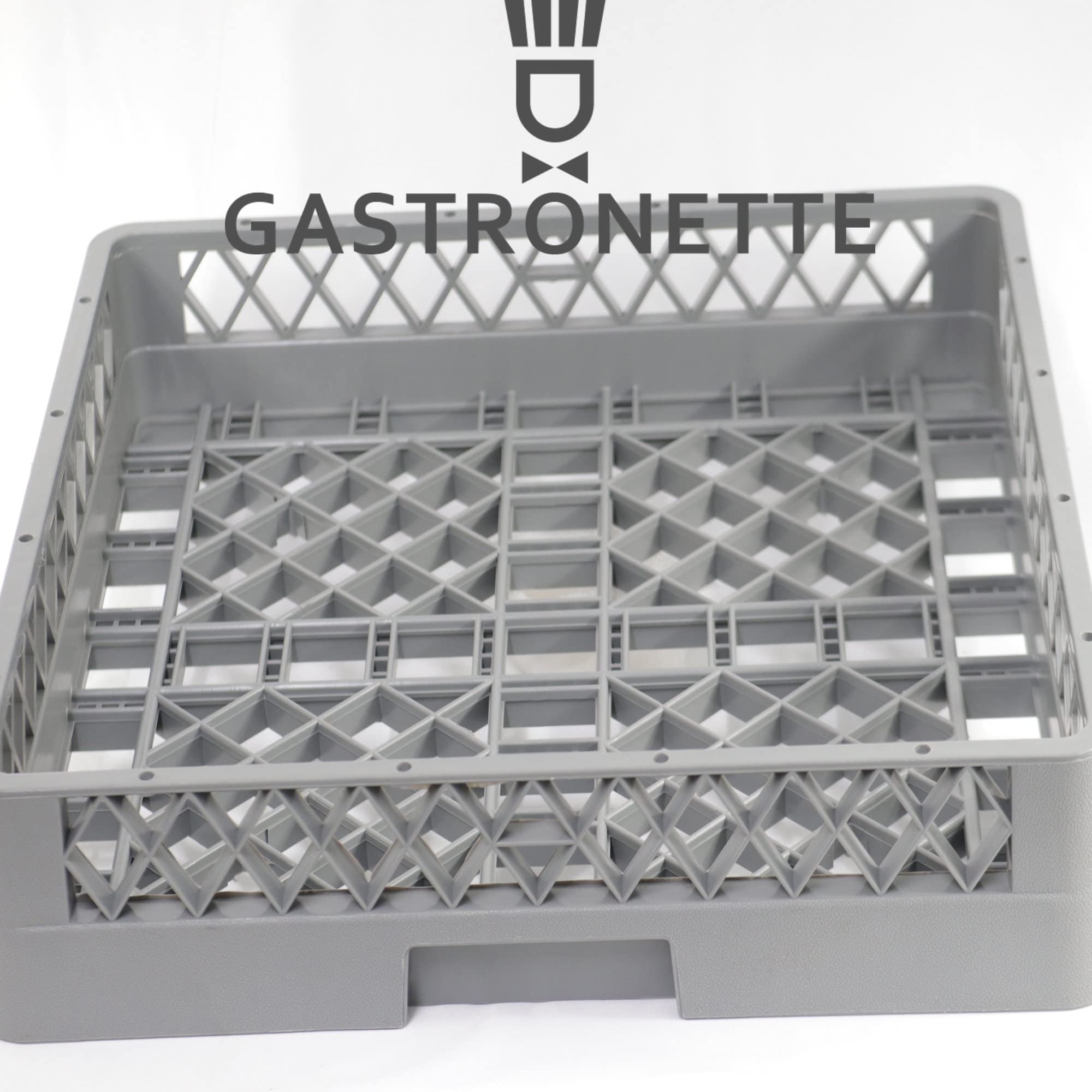 3 unidades de cestas para vasos, cubiertos, tazas sin división, 50 x 50 cm, para lavavajillas comerciales