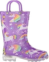 Vista 6 de Western Chief Kids Light-Up Waterproof Rain Boot with Pull on Handles