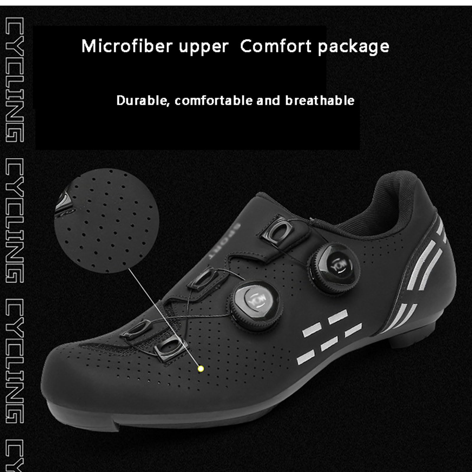 Scarpe da Ciclismo da Uomo Donna Scarpe Bici da Corsa Donna Uomo Scarpe da Bici da Strada Una Perfetta con Chiusura a sgancio rapido per Bici da Strada