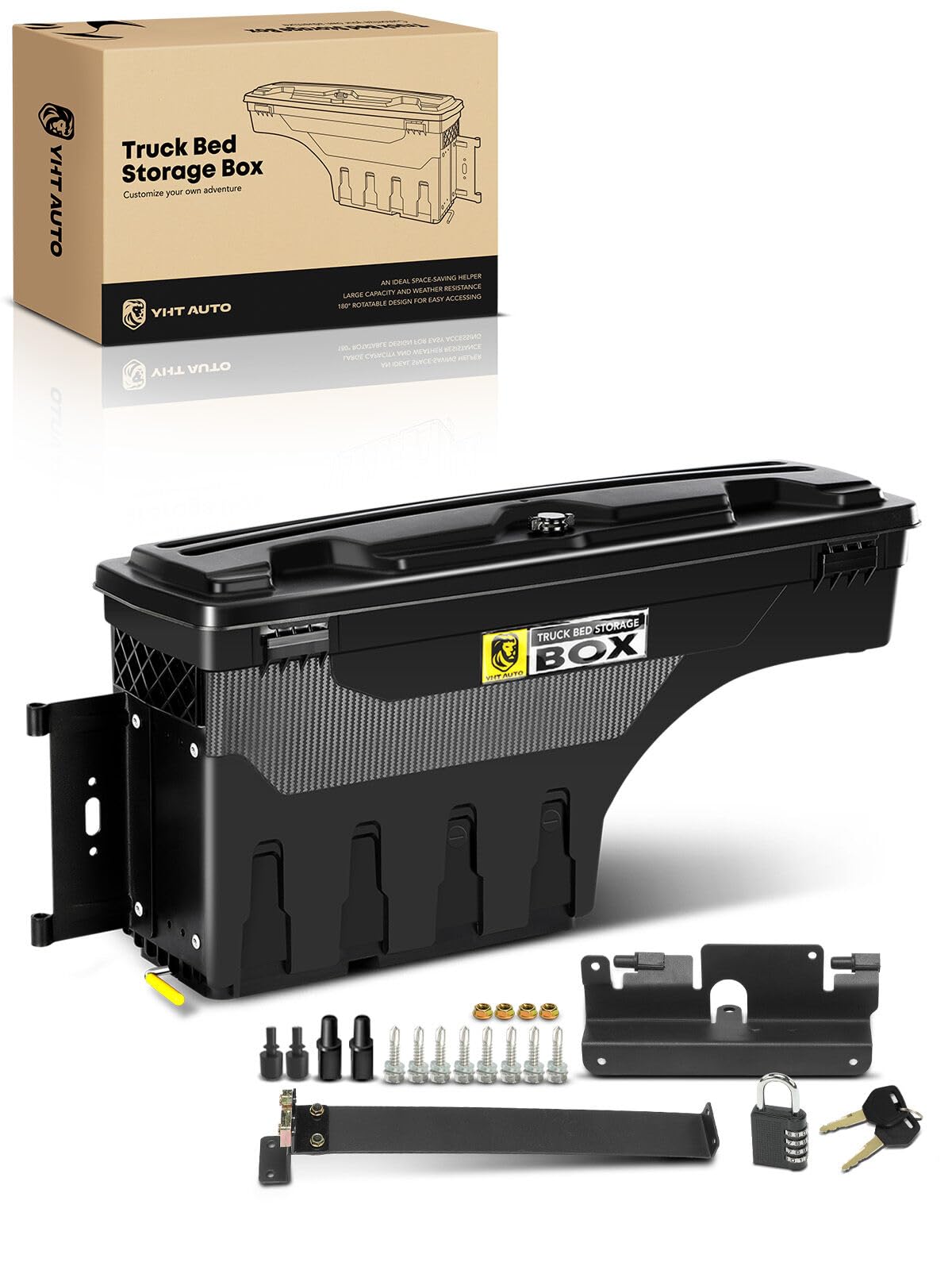 YHTAUTO Truck Bed Storage Tool Box