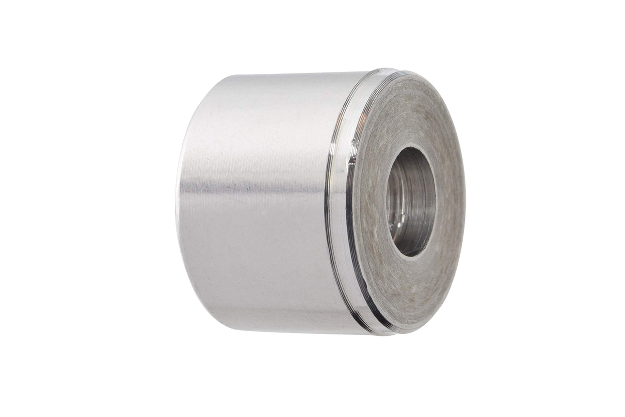 ICT Billet Aluminum 1/8" NPT Weld On Bung Female Nut Threaded Insert Weldable Taper Pipe Thread Connector Fluid Designed & Manufactured in The USA Bare 617-6701AL