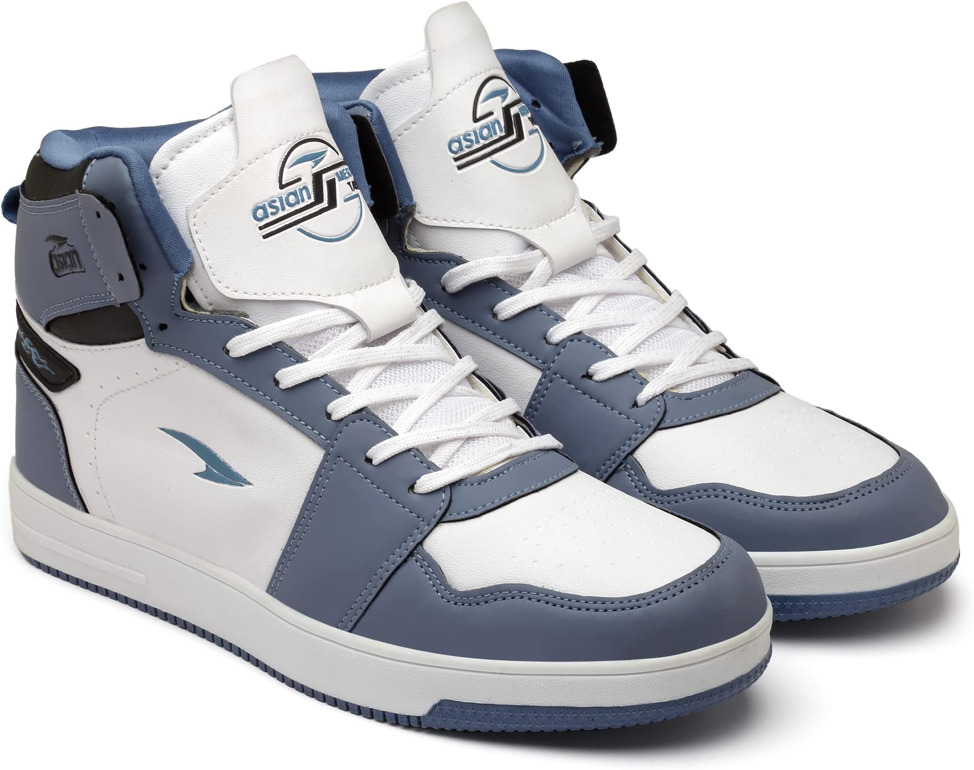 Carnival-13 High Top Casual Chunky Fashion Sneakers Shoes with Rubber Outsole for Men & Boys SLATE BLUE
