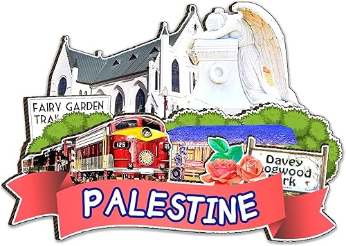 Miniatura 1 de Imán de nevera con imán de Palestina, Estados Unidos, 3D, monumentos, viajes, coleccionables, recuerdos, decoración hecha a mano