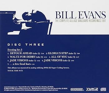 Amazon.co.jp: Complete Village Vanguard Recordings 1961: ミュージック Amazon.co.jp: Complete Village Vanguard Recordings 1961: ミュージック