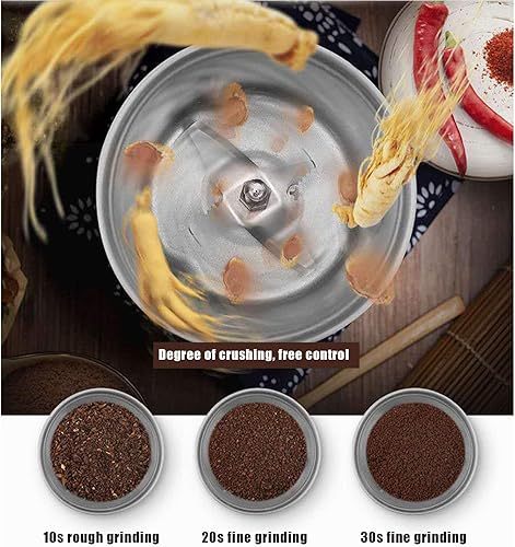 Miniatura 9 de Máquina multifunción de 150 W, molinillo eléctrico portátil de grano de cereales de Upthehill Molinillo de grano de café Molino de especias hierbas