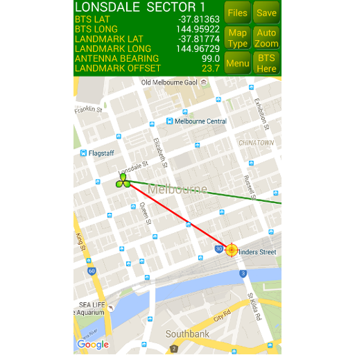 Antenna Bearing for Android