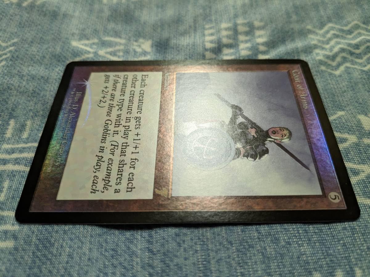 Amazon.co.jp: MTG Foil 英 旗印 Coat of Arms [7ED] : おもちゃ