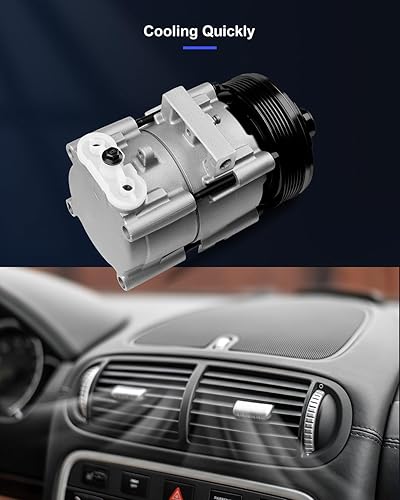 Miniatura 86 de ECCPP Compresor de CA 2001-2006 apto para Hyundai Santa Fe 2.7L Compresor de CA de enfriamiento rápido con embrague