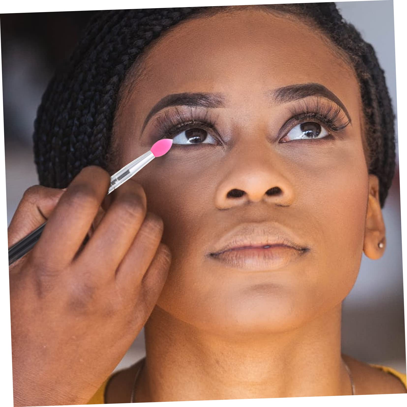 Baluue 25stücke Lippenpinsel Professioneller Make-up Pinsel Für Lippen Und Augen Tragbares Kosmetikwerkzeug Für Präzises Auftragen Von Lippenbalsam Und Lidschatten