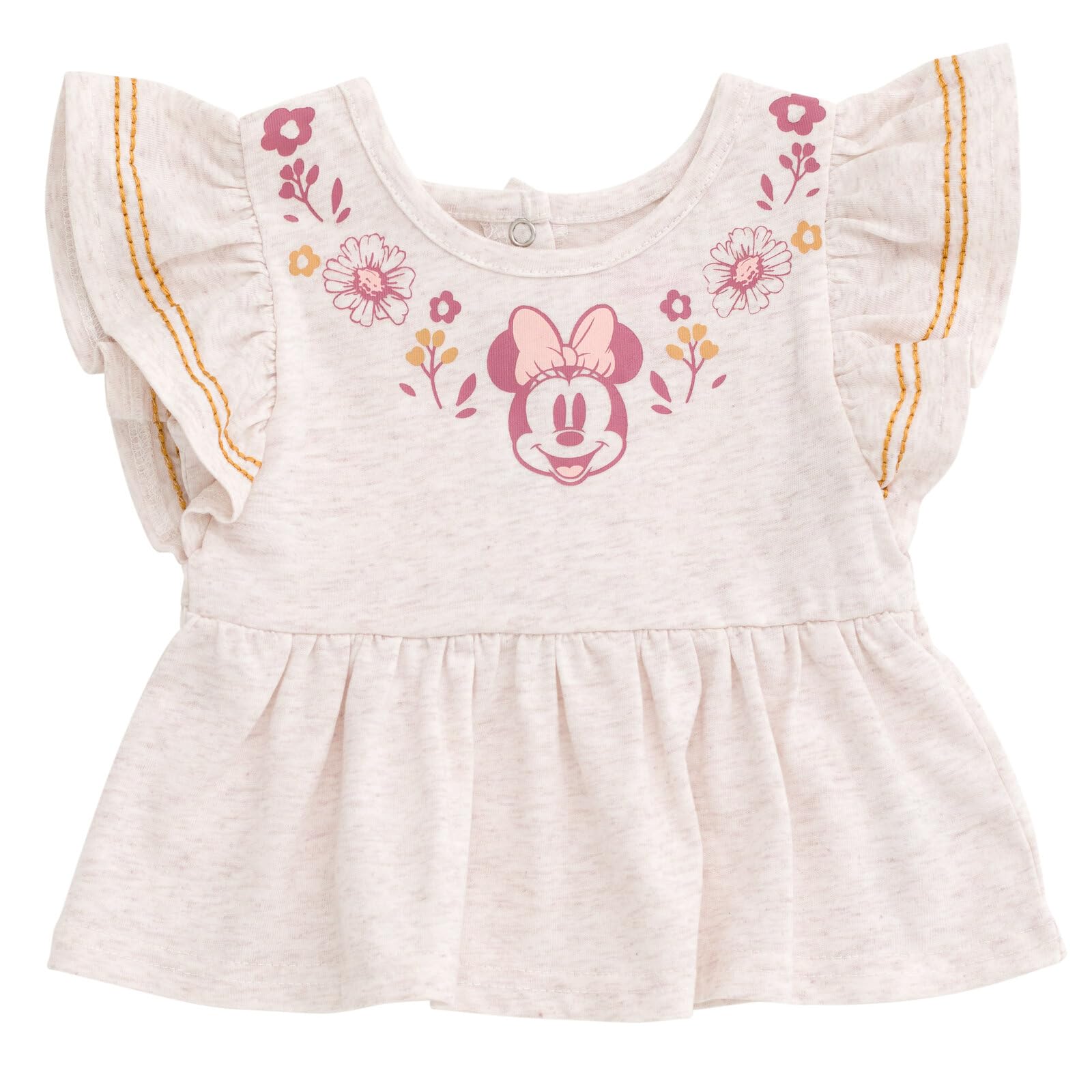 Disney Myszka Minnie Kubuś Puchatek Peplum tank top i spodnie bawełniana gaza rozmiary od dziecka do dużego dziecka (12 miesięcy - 10-12)