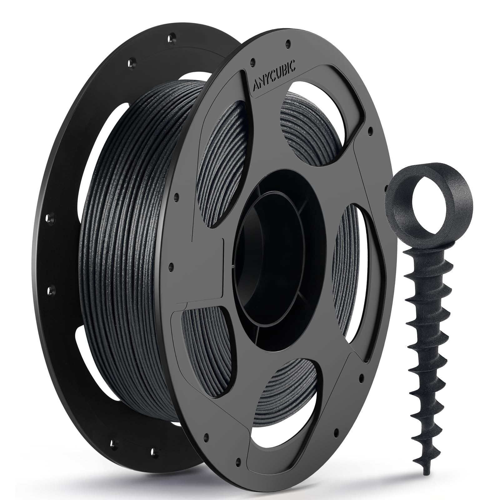 Anycubic PET-CF Carbon Fiber 3D Printer Filament 1.75mm, 0.5KG, Black