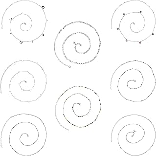 CASSIECA 8 Pcs Beach Bikini Body Chain for Women Pearl Seed Beads Flower Shell Butterfly Waist Chain Adjustable Charms Trendy Jewelry Handmade for Women Sexy Belt Chain, Alloy,Pearl,Shell,Silver