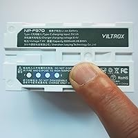 Vista 4 de VILTROX NP-F970 Batería 7.4V 6600mAh 48.84Wh, NP F970 Batería para videocámara para luz de anillo y luz de video (paquete de 1)