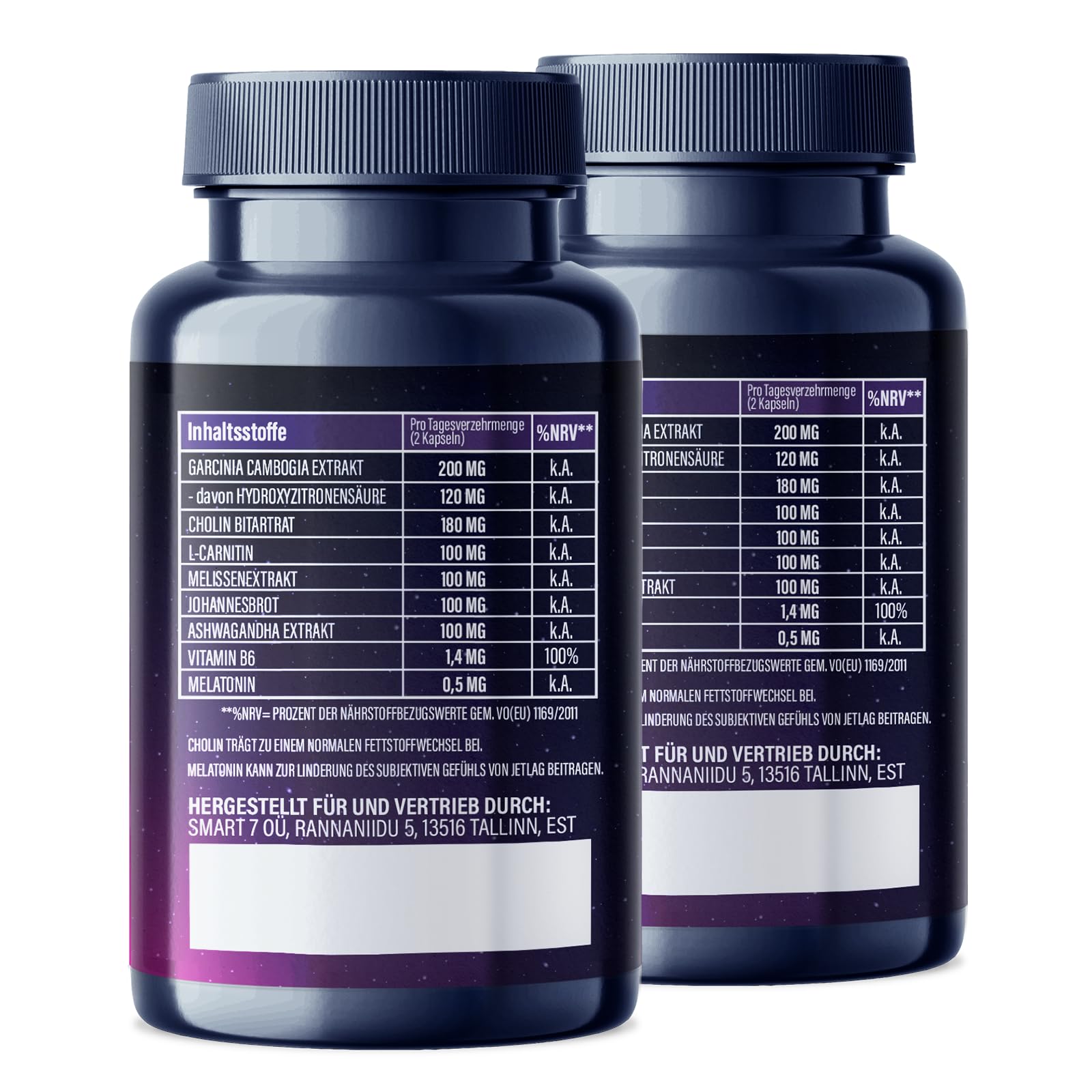 NEU: Saint Nutrition® KETO NIGHT BURN 2er Variante mit Melatonin 0,5 mg und Cholin für die Nacht – Stoffwechsel Rezeptur extrem, schnell & endlich - verbesserte Formel für Frauen + Männer