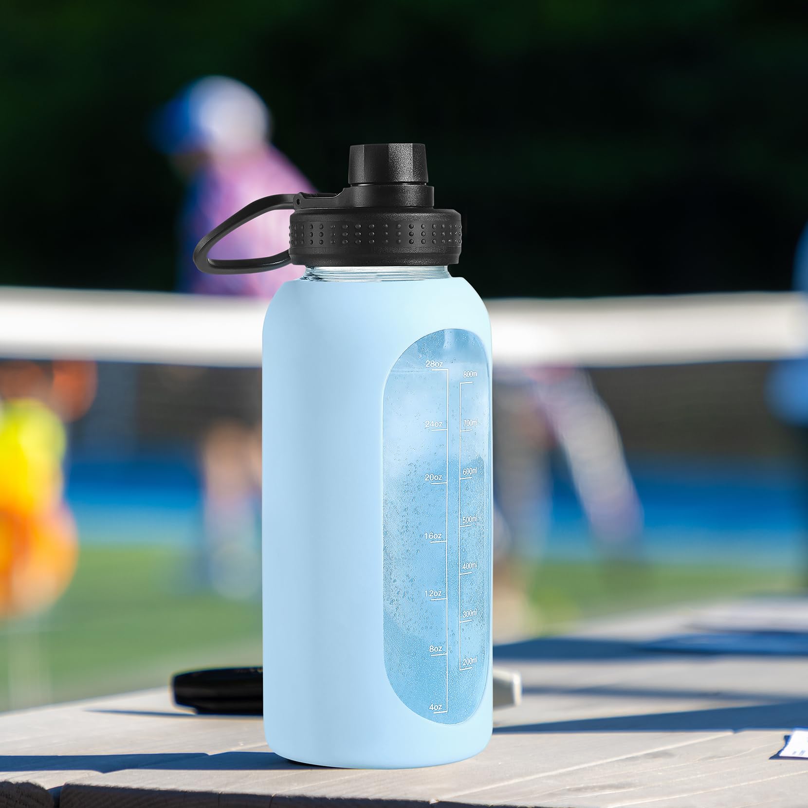 64 ounce glass drinking cup 64 oz Glass Growler – Wild River Merch main image 1