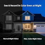 2.5K Wireless Magnetic Home Security Cameras 2-Pack, Outdoor WiFi Non-Subscription AI Person Detection, 4MP Color Night Vision, Full Duplex 2-Way Audio, IP66 Waterproof Battery Powered