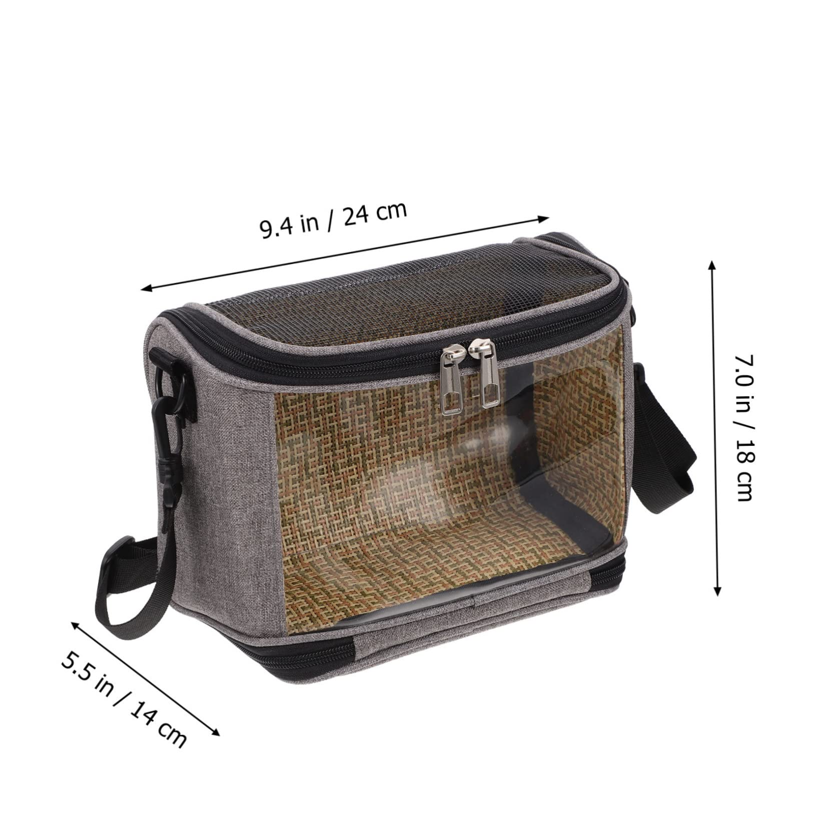 GRIRIW Pet Pouch Carrier Parrot Carrier Birds Carrying Pouch Lightweight Travel Birdcage Bag Adjustable Straps