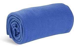Cozy-Soft Microfleece Travel Blanket: Stay Warm and Comfortable On-the-Go