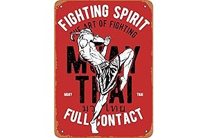Stunning Vintage-Style Muay Thai Wall Decor