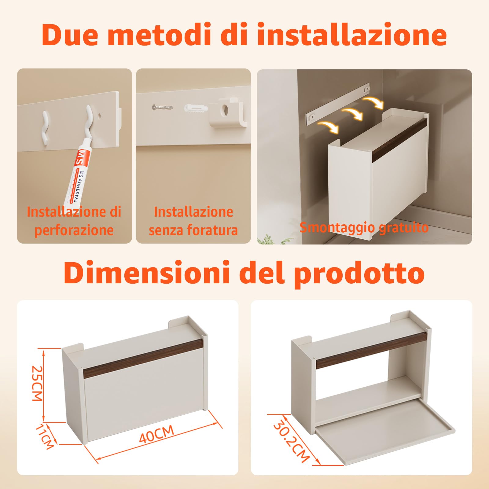 Especiero Pared,Especieros Para Cocina,2 Estantes Especieros Para Cocina Pared,Metálica Especiero Para Puerta De Armario De Cocina,Pareds De Cocina,Baño,Despensa,Prevención De Humo Y Polvo (Negro)