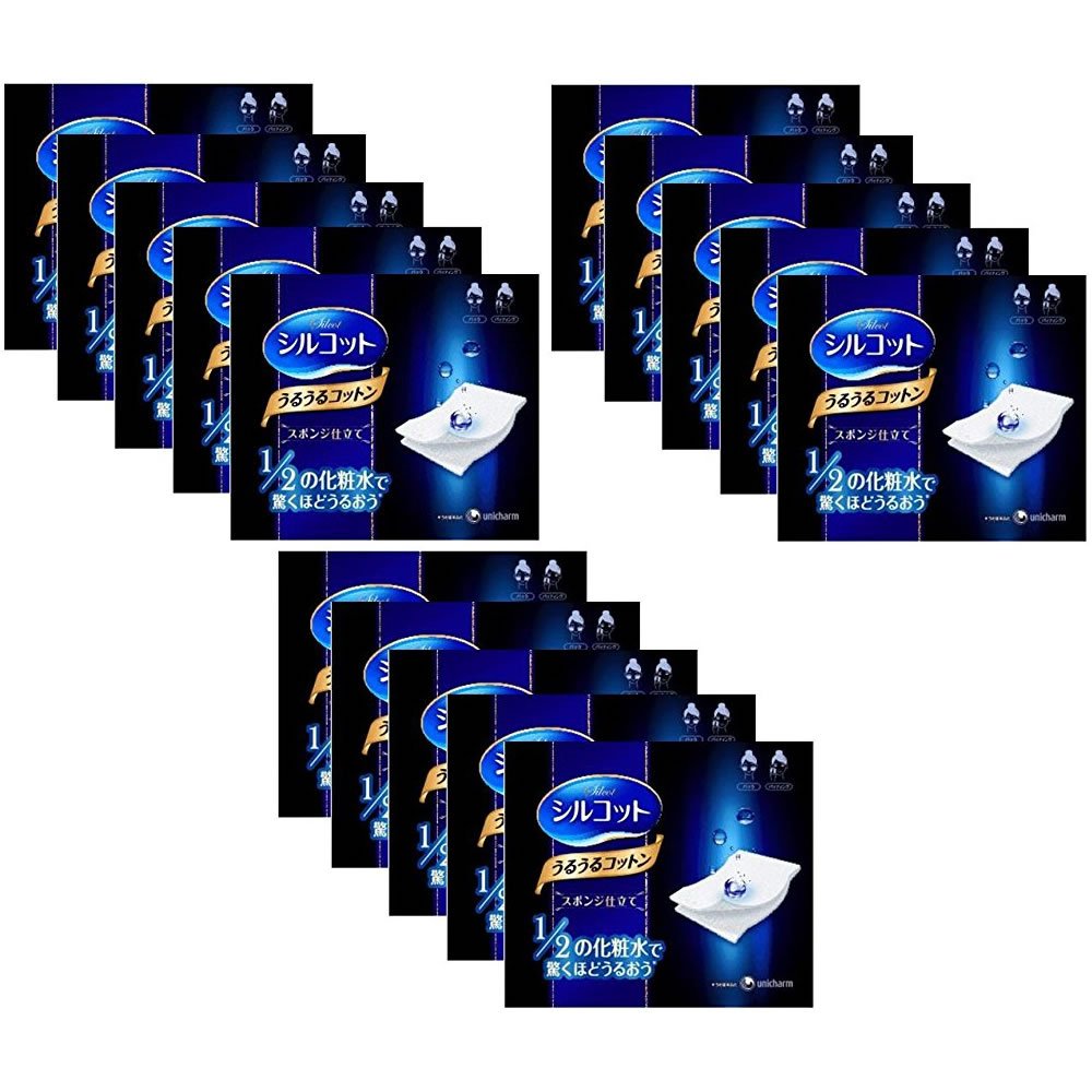 unicharm(Set product) Silcot Uruuru sponge tailoring (40 pieces) x 15